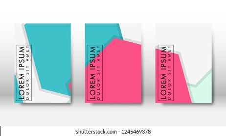 Abstract cover with hexagon elements. book design concept. Futuristic business layout. Digital poster template. Design Vector - eps10