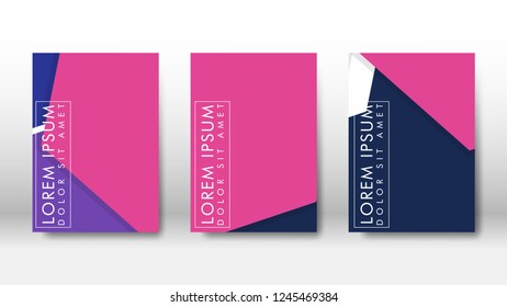 Abstract cover with hexagon elements. book design concept. Futuristic business layout. Digital poster template. Design Vector - eps10