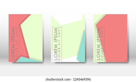 Abstract cover with hexagon elements. book design concept. Futuristic business layout. Digital poster template. Design Vector - eps10