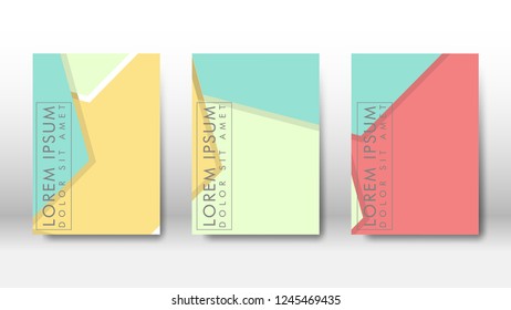 Abstract cover with hexagon elements. book design concept. Futuristic business layout. Digital poster template. Design Vector - eps10