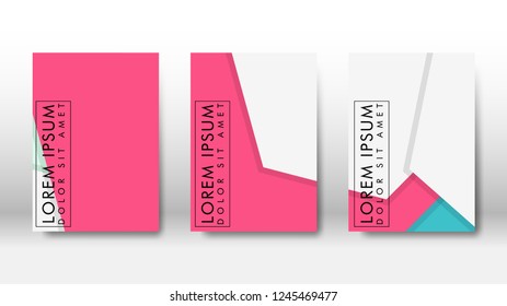 Abstract cover with hexagon elements. book design concept. Futuristic business layout. Digital poster template. Design Vector - eps10