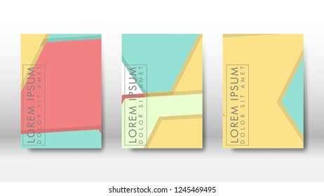 Abstract cover with hexagon elements. book design concept. Futuristic business layout. Digital poster template. Design Vector - eps10