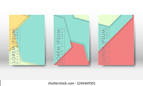 Abstract cover with hexagon elements. book design concept. Futuristic business layout. Digital poster template. Design Vector - eps10
