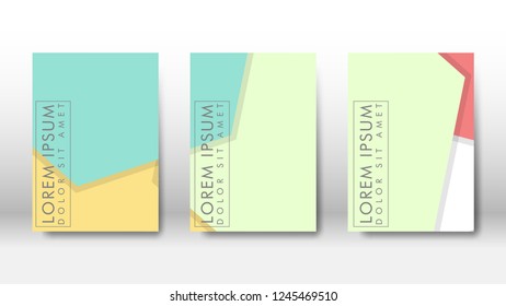 Abstract cover with hexagon elements. book design concept. Futuristic business layout. Digital poster template. Design Vector - eps10