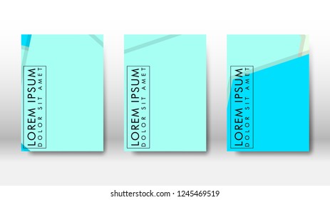 Abstract cover with hexagon elements. book design concept. Futuristic business layout. Digital poster template. Design Vector - eps10