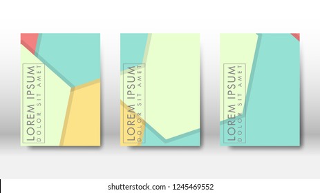 Abstract cover with hexagon elements. book design concept. Futuristic business layout. Digital poster template. Design Vector - eps10