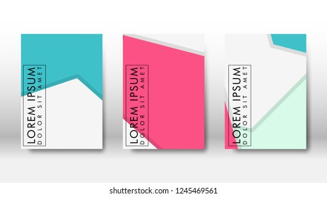 Abstract cover with hexagon elements. book design concept. Futuristic business layout. Digital poster template. Design Vector - eps10