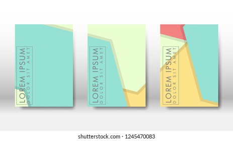 Abstract cover with hexagon elements. book design concept. Futuristic business layout. Digital poster template. Design Vector - eps10