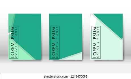 Abstract cover with hexagon elements. book design concept. Futuristic business layout. Digital poster template. Design Vector - eps10