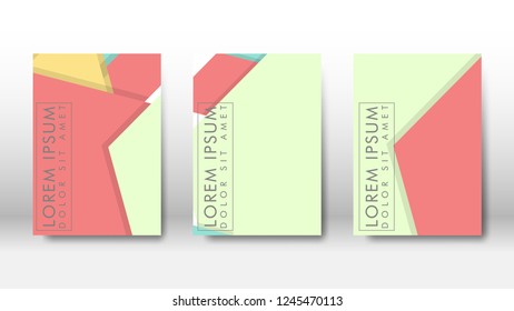 Abstract cover with hexagon elements. book design concept. Futuristic business layout. Digital poster template. Design Vector - eps10