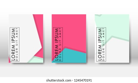 Abstract cover with hexagon elements. book design concept. Futuristic business layout. Digital poster template. Design Vector - eps10