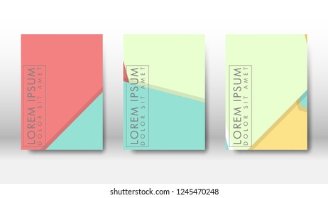 Abstract cover with hexagon elements. book design concept. Futuristic business layout. Digital poster template. Design Vector - eps10