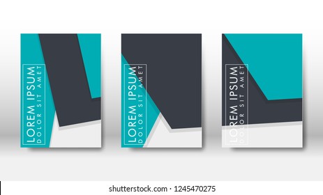 Abstract cover with hexagon elements. book design concept. Futuristic business layout. Digital poster template. Design Vector - eps10