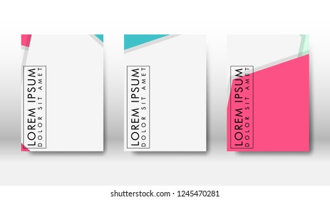 Abstract cover with hexagon elements. book design concept. Futuristic business layout. Digital poster template. Design Vector - eps10