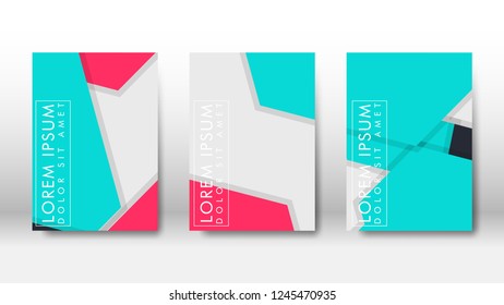 Abstract cover with hexagon elements. book design concept. Futuristic business layout. Digital poster template. Design Vector - eps10