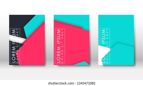 Abstract cover with hexagon elements. book design concept. Futuristic business layout. Digital poster template. Design Vector - eps10