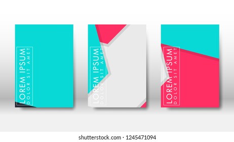 Abstract cover with hexagon elements. book design concept. Futuristic business layout. Digital poster template. Design Vector - eps10