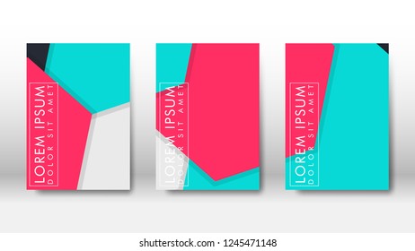 Abstract cover with hexagon elements. book design concept. Futuristic business layout. Digital poster template. Design Vector - eps10