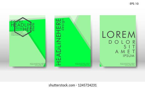 Abstract cover with hexagon elements. book design concept. Futuristic business layout. Digital poster template. Design Vector - eps10