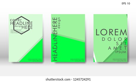 Abstract cover with hexagon elements. book design concept. Futuristic business layout. Digital poster template. Design Vector - eps10