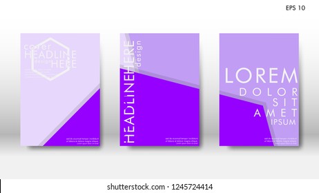 Abstract cover with hexagon elements. book design concept. Futuristic business layout. Digital poster template. Design Vector - eps10
