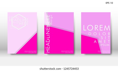 Abstract cover with hexagon elements. book design concept. Futuristic business layout. Digital poster template. Design Vector - eps10