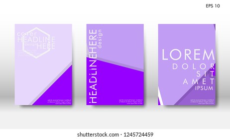 Abstract cover with hexagon elements. book design concept. Futuristic business layout. Digital poster template. Design Vector - eps10