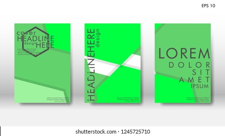 Abstract cover with hexagon elements. book design concept. Futuristic business layout. Digital poster template. Design Vector - eps10