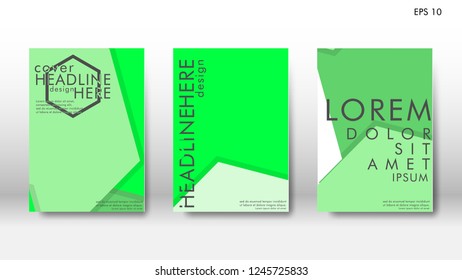 Abstract cover with hexagon elements. book design concept. Futuristic business layout. Digital poster template. Design Vector - eps10