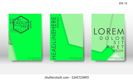 Abstract cover with hexagon elements. book design concept. Futuristic business layout. Digital poster template. Design Vector - eps10
