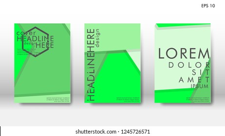 Abstract cover with hexagon elements. book design concept. Futuristic business layout. Digital poster template. Design Vector - eps10