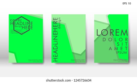 Abstract cover with hexagon elements. book design concept. Futuristic business layout. Digital poster template. Design Vector - eps10