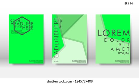 Abstract cover with hexagon elements. book design concept. Futuristic business layout. Digital poster template. Design Vector - eps10