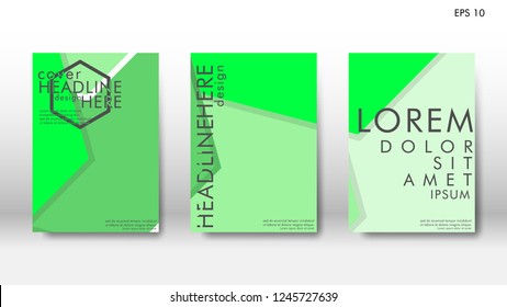 Abstract cover with hexagon elements. book design concept. Futuristic business layout. Digital poster template. Design Vector - eps10