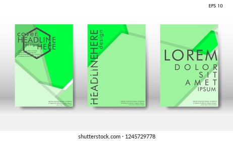 Abstract cover with hexagon elements. book design concept. Futuristic business layout. Digital poster template. Design Vector - eps10