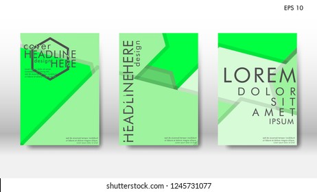 Abstract cover with hexagon elements. book design concept. Futuristic business layout. Digital poster template. Design Vector - eps10