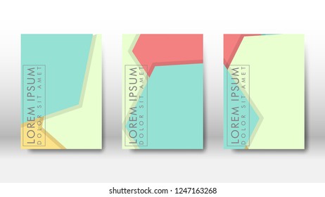 Abstract cover with hexagon elements. book design concept. Futuristic business layout. Digital poster template. Design Vector - eps10