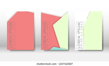 Abstract cover with hexagon elements. book design concept. Futuristic business layout. Digital poster template. Design Vector - eps10