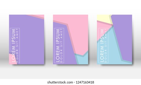 Abstract cover with hexagon elements. book design concept. Futuristic business layout. Digital poster template. Design Vector - eps10