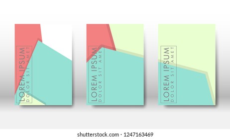 Abstract cover with hexagon elements. book design concept. Futuristic business layout. Digital poster template. Design Vector - eps10