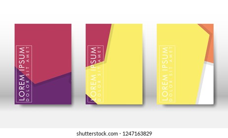 Abstract cover with hexagon elements. book design concept. Futuristic business layout. Digital poster template. Design Vector - eps10