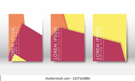 Abstract cover with hexagon elements. book design concept. Futuristic business layout. Digital poster template. Design Vector - eps10