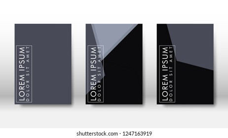 Abstract cover with hexagon elements. book design concept. Futuristic business layout. Digital poster template. Design Vector - eps10