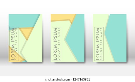 Abstract cover with hexagon elements. book design concept. Futuristic business layout. Digital poster template. Design Vector - eps10
