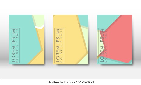 Abstract cover with hexagon elements. book design concept. Futuristic business layout. Digital poster template. Design Vector - eps10