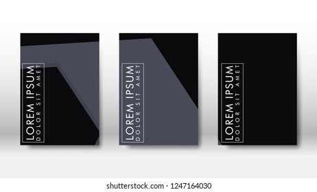 Abstract cover with hexagon elements. book design concept. Futuristic business layout. Digital poster template. Design Vector - eps10