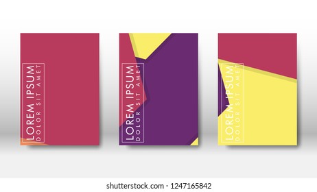 Abstract cover with hexagon elements. book design concept. Futuristic business layout. Digital poster template. Design Vector - eps10
