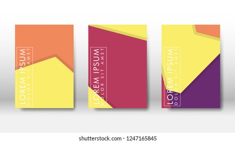 Abstract cover with hexagon elements. book design concept. Futuristic business layout. Digital poster template. Design Vector - eps10