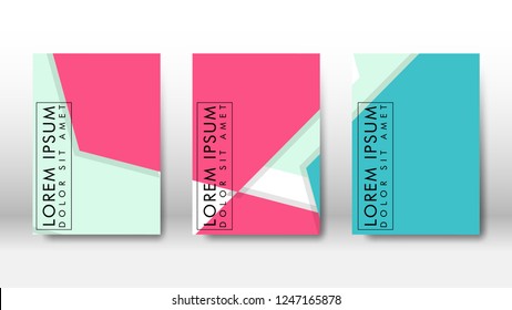 Abstract cover with hexagon elements. book design concept. Futuristic business layout. Digital poster template. Design Vector - eps10
