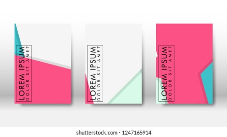 Abstract cover with hexagon elements. book design concept. Futuristic business layout. Digital poster template. Design Vector - eps10